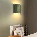 LightInTheBox Modern LED Wall Sconce Minimalist Resin Wall Light Nordic Style Half-Cylinder Tree Root Desgin Up and Down Light for Stairs Hallway Bedroom Home (Green) by CozyNest Decor