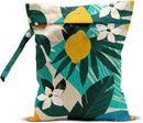 Wet Dry Bag Wet Bag for Swimsuit Travel Beach Pool Stroller Diapers Dirty Yoga Gym Clothes Makeup Bag Waterproof Tropical Palm Leaves Decor Jungle Palm Leaf Favors by TinyTreasures Baby Boutique
