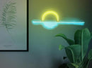 LED Decorative Lights USB Mountains Sunrise Sunset Led Neon Signs Home Decoration Wall Art Holiday Gift Brightness Adjustable 16.5''x9.5'' by CozyNest Decor
