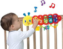 KiddoLab Lira Baby Musical Toy with Lights & Music – Interactive Caterpillar Spinner & Stacking Rings for Infants 3+ Months – Soft Stuffed Animal Head for Sensory Play by TinyTreasures Baby Boutique