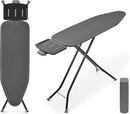 APEXCHASER Ironing Board, Full Szie Iron Board with Iron Rest,Height Adjustable,Extra Thick Heat Resistant Cover with Sleeve Board 15x45 Grey by CozyNest Decor