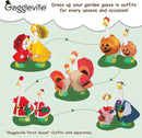 Fox Valley Traders Gaggleville Porch Goose Bundle Goose and Baby Statue – Charming Outdoor Decorative Figurine for Garden, Patio, or Entryway Accent by CozyNest Decor
