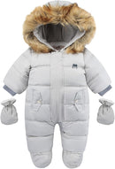 Baby Girl Winter Snowsuit Toddler Jacket Clothes For Boy Infant Jumpsuit Hoodied by TinyTreasures Baby Boutique