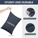 MissBoy Laundry Bag, Nylon Dirty Clothes Storage Bag, Splash-proof Travel Camping Laundry Bags with Zip, Lightweight Foldable Swimming Dry Wet Bag by TinyTreasures Baby Boutique