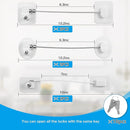 8 Pieces Refrigerator Locks for Children Adults with 10 Keys, Fridge Lock, Freezer Door Safety Cabinet Lock and Child Safety Cabinet Locks with Strong Adhesive (White) by TinyTreasures Baby Boutique
