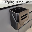 LALASTAR Countertop Compost Bin with Lid, Hanging Small Trash Can with Lid Under Sink for Kitchen, Food Waste Bin for Countertop, Mountable Garbage Can for Bathroom, RV, 5L/1.3 Gal, Black by GreenHaven Gardens