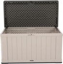 LIFETIME 60186 Heavy-Duty Outdoor Storage Deck Box, 116 Gallon, Desert Sand/Brown by GreenHaven Gardens