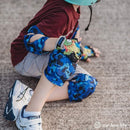 Soft-Style Kids Knee and Elbow Pads with Bike Gloves, Flexible Impact-Resistant Gear for Ages 2-11, Designed for Balance Bikes, Roller-Skating, and Skateboarding by TinyTreasures Baby Boutique
