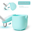 Termichy Baby Formula Dispenser, Portable Milk Powder Dispenser Container with Carry Handle and Scoop for Travel Outdoor Activities with Baby Infant, 8.8OZ, 0.55LB, 250g (Blue) by TinyTreasures Baby Boutique