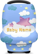 Baby Car Seat Stroller Cover Nursing Cover New Mom Breastfeeding Scarf Soft Stretchy Infant Carrier Cover Car Canopy Coverage by TinyTreasures Baby Boutique