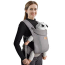 New Upgrade Ergonomic Baby Carrier Newborn Toddler Wrap Carrier,Hands Free Baby Sitting Sling,Breathable,Perfect for Infants/Chest Sling for Babies Shower Gift (Striped Dark Grey, Upgrade-with Belt) by TinyTreasures Baby Boutique