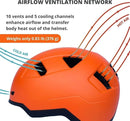 Kid Bike Helmets for Boys and Girls | Fit Head 51-54cm Circumference | CPSC & NTA-8776 Dual Certified | Multi-Sport Helmets with LED Lights, Magnetic Buckle, Detachable Visor by TinyTreasures Baby Boutique