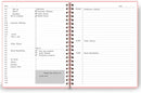 Undated Daily Planner - Undated Planner with Hourly Schedules, Action Items and Follow-up, A4 Daily Organizer Notebook to Increase Productivity, Appointment Book for Time Management, 8.5 × 11 Inch by TinyTreasures Baby Boutique