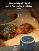Dreamegg D1 Sound Machine - White Noise Machine with Baby Night Light for Sleeping, High Fidelity Sounds, Timer & Memory Feature, Sound Machine for Baby Adults, Home, Office, Travel (Navy Blue) by TinyTreasures Baby Boutique