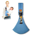 Baby Sling Carrier Newborn to Toddler Adjustable One-Shoulder Design with Hip Seat Support, Labor-Saving Baby Wraps Carrier 10-30 lbs(Blue) by TinyTreasures Baby Boutique
