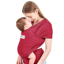 Acrabros Baby Wrap Carrier,Hands Free Baby Carrier Sling,Lightweight,Breathable,Softness,Perfect for Newborn Infants and Babies Shower Gift,Royal Red by TinyTreasures Baby Boutique