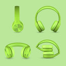 LilGadgets Connect+ Pro Wired Kids Headphones for School w/Microphone, Volume Limiting & Noise Reduction Over-Ear Headset w/Cord, SharePort Technology & SoftTouch Padding, Green Headphones for Kids by TinyTreasures Baby Boutique