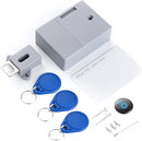 Battery IC Card Sensor Digital Cabinet Lock Drawer Lock File Cabinet Smart Lock DIY Keyless Cabinet Drawer Lock Without Perforate Hole for Drawers, Cabinet, Doors, Wardrobe by TinyTreasures Baby Boutique