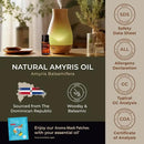 Gya Labs Amyris Essential Oil for Skin - 0.34 Fl Oz - 100% Pure Natural Amyris Oil for Diffuser, Massage, Aromatherapy & Candle Making Scent by CozyNest Decor
