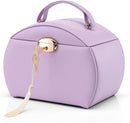 Vlando Musical Jewelry Box with Spinning Ballerina, Lockable Girls’ Jewelry Organizer for Necklaces Rings and Hair Accessories, Gift for Girls and Kids, Purple by TinyTreasures Baby Boutique