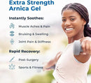 VitaMedica Arnica Gel Plus 15 Healing Plant Compounds, Extra Strength Formulation for Bruising, Swelling, Joint Pain, Muscle Soreness & Stiffness, All-Natural, Plant-Based Pain Relief by CozyNest Decor