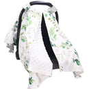 TANOFAR Car Seat Cover Baby, Carseat Covers Baby Boy Girl, Peekaboo Opening Infant Car Seat Cover for Winter, Warm & Cozy, Green Leaf by TinyTreasures Baby Boutique