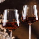 Hand Blown Red Wine Glasses Set of 4 – 23 oz Burgundy Wine Glasses With Long Stem – Large Premium Crystal Wine Glass – Unique Gift for Wedding, Anniversary, Mother’s Day – Clear Christmas, Birthday by CozyNest Decor