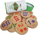 bee smart Wooden Memory Game - Matching Memory Game for Kids 3 and Up, 16Pcs | Educational Toy for Preschool Toddlers Board Games (Numbers) by TinyTreasures Baby Boutique