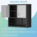 Garage Cabinets,Metal Storage Cabinet with Locking Door,Lockable Wall Mount Cabinet for Storage,Hanging Cabinets for Garage,Kitchen,Office by CozyNest Decor