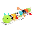 Baby Sensory Toy 0-6 Month Music Animal Stuffed Plush Caterpillar Toy for Infant 0-3-6 Month Tummy Time with Baby Mirror Crinkle Rattle for 6-12 Month Carseat Toys for Newborn Boys Girls Shower 1 by TinyTreasures Baby Boutique