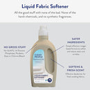 The Clean People Liquid Fabric Softener - Softens & Removes Static Cling - Vegan (100 Fl Oz, Fragrance Free) by TinyTreasures Baby Boutique