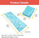 Folding Yoga Travel Pilates Mat Foldable Easy to Carry to Class Beach Park Tear resistant Travel Picnics 4mm Thick 9 Colors by TinyTreasures Baby Boutique