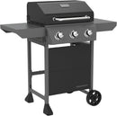 3-Burner Propane Gas Grill with Side Tables, 30,000BTUs, 429.81 SQ. In. Cooking Space, 2 Wheel Transport, Outdoor Kitchen Grill for BBQs, Backyards, Tailgating, and More - 720-1094 by GreenHaven Gardens