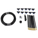 Haofy Drip Irrigation Kit, 360° Bendable Watering System Adjustable Bendable Nozzle Copper Sprayer atomizing System for Garden Yard Lawn Patio Plants Flower Bed (US Standard) by GreenHaven Gardens