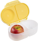 b.box Snack Containers for Kids, Toddler Snack Box Container, Reusable Small Bento Box for Lunch, School & Travel, Leak Proof, BPA free, Dishwasher Safe, Ages 4 months+ (Lemon Twist, 12oz) by TinyTreasures Baby Boutique