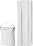 Amazon Basics Portable Blackout Curtain Shade with Suction Cups, 50"W x 78"L, 1 Pack, White by TinyTreasures Baby Boutique