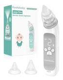Koalababy Electric Nasal Aspirator for Baby, Large Flow, Baby Nose Sucker with 3 Suction Levels, Rechargeable Nose Cleaner for Toddlers, Music and Light Soothing, Soft Silicone Tips by TinyTreasures Baby Boutique