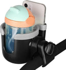 Accmor Stroller Cup Holder with Phone Holder, Bike Cup Holder, Universal Cup Holder for Uppababy Nuna Doona Strollers, 2-in-1 Cup Phone Holder for Stroller, Bike, Wheelchair, Walker, Scooter by TinyTreasures Baby Boutique