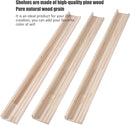 AZSKY 48 Inch Long Narrow Floating Shelves for Wall Storage Rustic Natural Wood Wall Shelf for Wall Décor Wall Bookshelf for Kids Room Picture Ledge Shelf a Set of 3 by TinyTreasures Baby Boutique