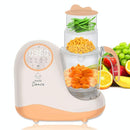 Baby Food Maker Chopper Grinder - Mills and Steamer 8 in 1 Processor for Toddlers - Steam, Blend, Chop, Disinfect, Clean, 20 Oz Tritan Stirring Cup, Touch Control Panel, Auto Shut-Off, 110V Only by TinyTreasures Baby Boutique