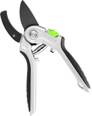 WORKPRO Garden Anvil Pruning Shears, 8" Pruning Scissors Heavy Duty with Ergonomically Design Handle, Labor-Saving Garden Clippers Hand Tools for Thick Dry branches and Dead Plants by GreenHaven Gardens