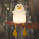 YuanDian Cute Duck Night Light, Gifts for Women Teen Girls Baby,Night Lights for Kids Bedroom Kawaii Room Decor, Cute Christmas Seagull Silicone Nightlights for Children Toddler. by CozyNest Decor