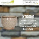 Headwind 12" Lattice - Mocha Crème by CozyNest Decor