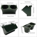JOMCYDM Vertical Planter with 30 Pockets Wall Mounted Planter Living Wall Planter Indoor Outdoor Wall Plant Holder Microgreens Growing Kit Herb Pots by CozyNest Decor