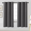 H.VERSAILTEX Blackout Curtains for Bedroom Thermal Insulated Room Darkening Living Room Curtains 72 Inch Long Grommet Privacy Protection Window Curtain Panels/Drapes, 2 Panels, Charcoal Grey by CozyNest Decor