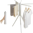 JOOM Clothes Drying Rack Portable Foldable - Drying Rack Clothing Space Saving,Collapsible Drying Rack for Laundry,Travel,Indoor,Outdoor. Folding Clothing Rack Home and Travel (Small Silver) by CozyNest Decor