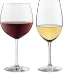 Libbey Vineyard Reserve Wine Glass Set of 8, Clear Wine Glasses for Red and White Wine, Great for Merlot, Bordeaux, Chardonnay, Gifts, Holiday, Birthday Party by CozyNest Decor