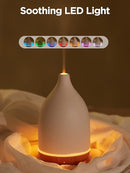 InnoGear Oil Diffuser, 150ML Ceramic Diffuser for Essential Oils Handcrafted Aromatherapy Diffuser Ultrasonic Cool Mist Humidifier with 2 Mist Modes Waterless Auto Off for Room Office, White by TinyTreasures Baby Boutique