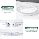 GZBtech Flexible LED Neon Rope Lights 132FT,AC 110-120V Waterproof Strip Light, 120 LEDs/M Cuttable Connectable Neon Lighting for Indoor Outdoor Home Decor/Commercial Building Use-Warm White 40M by CozyNest Decor