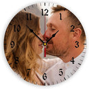 Generic Custom Clocks for Walls Personalized Clocks with Photo Text Logo Silent Non Ticking Round Decoration for Kitchen Creative, 12inch-30cm by TinyTreasures Baby Boutique